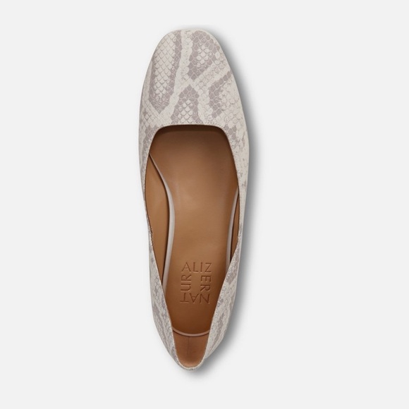 Naturalizer Cody Flat White Snake Pattern Leather - Picture 12 of 14